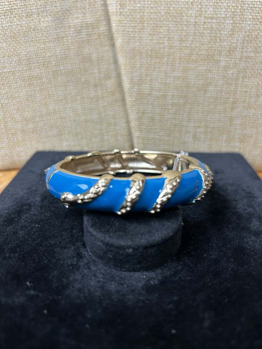 Sequin Nordstrom Multicolor Gold Tone Statement Enamel Bangle Bracelet # 485